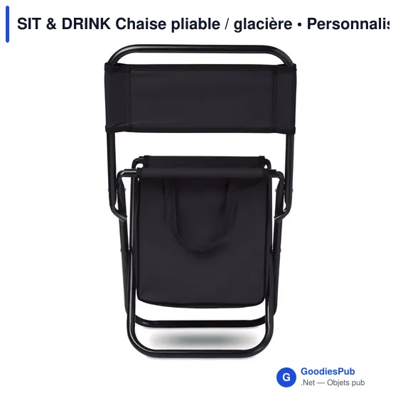 SIT & DRINK Chaise pliable / glacière - Image 4