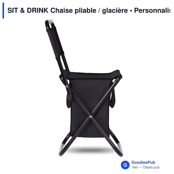 SIT & DRINK Chaise pliable / glacière - Image 5