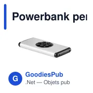 Powerbank personnalisable avec ventouse pour logo entreprise - Miniature 3