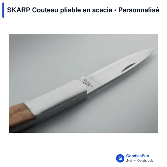 SKARP Couteau pliable en acacia - Image 11