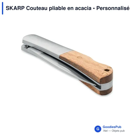 SKARP Couteau pliable en acacia - Image 3