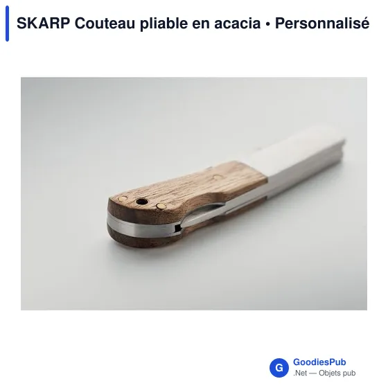 SKARP Couteau pliable en acacia - Image 7