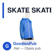 Veste coupe-vent personnalisable SKATE avec logo - Miniature 4