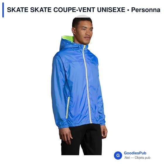 Veste coupe-vent personnalisable SKATE avec logo - Image 8