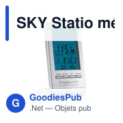 SKY Station météo avec LCD bleu - Miniature 2