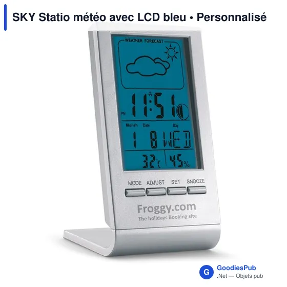 SKY Station météo avec LCD bleu - Image 2