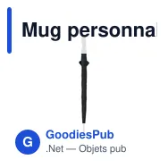 Mug personnalisé avec logo pour objets publicitaires B2B - Miniature 2