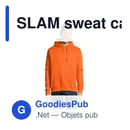 SLAM sweat capuche - Miniature 1