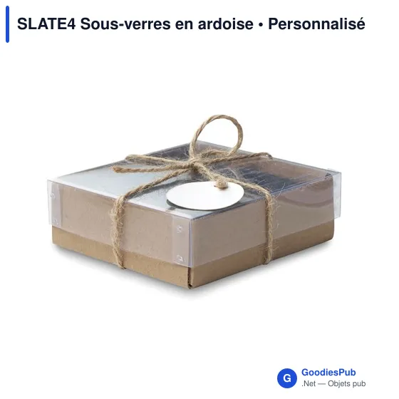 SLATE4 Sous-verres en ardoise - Image 2