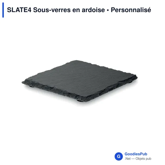 SLATE4 Sous-verres en ardoise - Image 3