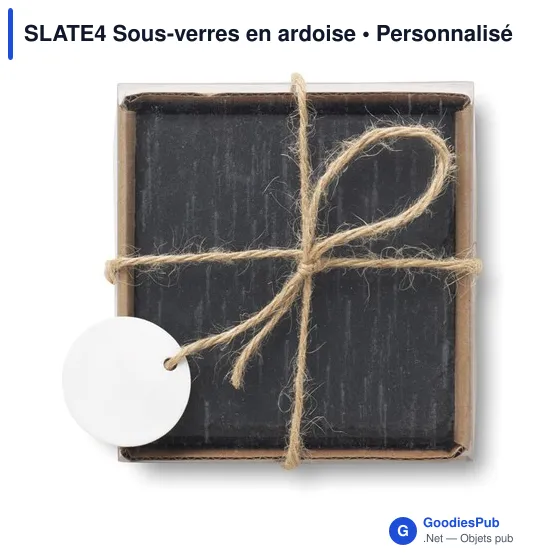 SLATE4 Sous-verres en ardoise - Image 5
