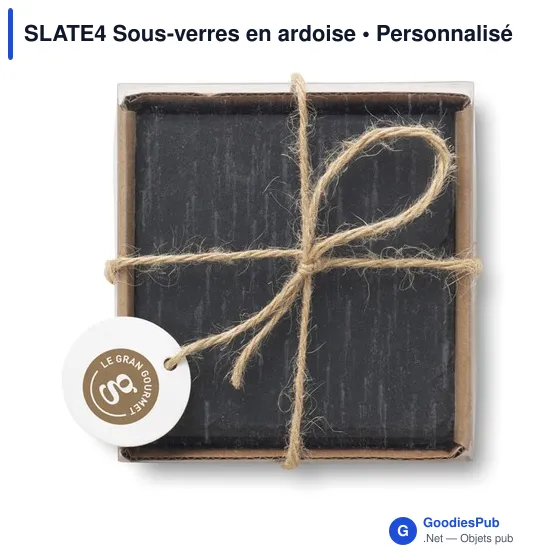 SLATE4 Sous-verres en ardoise - Image 6