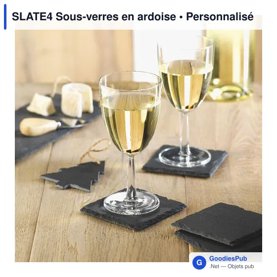 SLATE4 Sous-verres en ardoise - Image 7