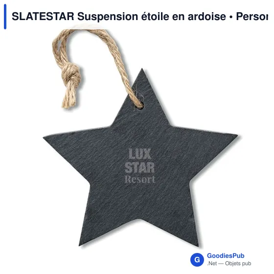 SLATESTAR Suspension étoile en ardoise - Image 4