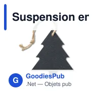 Suspension en ardoise personnalisable en forme d'arbre avec logo - Miniature 1