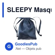 SLEEPY Masque oculaire en polyester - Miniature 2