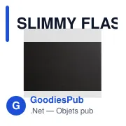 SLIMMY FLASK SET Flacon de poche avec gobelets - Miniature 2