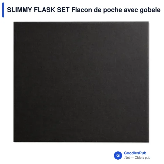SLIMMY FLASK SET Flacon de poche avec gobelets - Image 2
