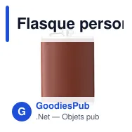 Flasque personnalisable en acier inoxydable avec logo - SLIMMY 200 ml - Miniature 7