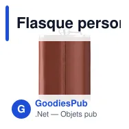 Flasque personnalisable en acier inoxydable avec logo - SLIMMY 200 ml - Miniature 8