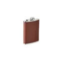 Variante marron - Flasque personnalisable en acier inoxydable avec logo - SLIMMY 200 ml