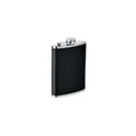 Variante noir - Flasque personnalisable en acier inoxydable avec logo - SLIMMY 200 ml