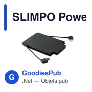 SLIMPO Powerbank magnétique 2500 mAh - Miniature 1