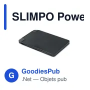 SLIMPO Powerbank magnétique 2500 mAh - Miniature 2