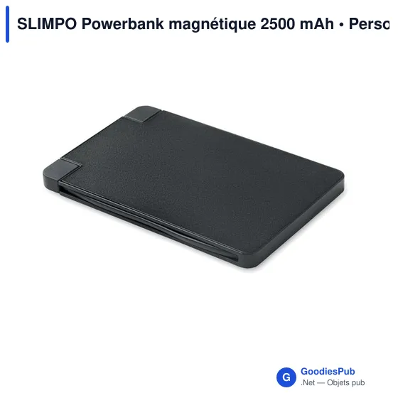 SLIMPO Powerbank magnétique 2500 mAh - Image 2