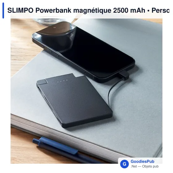 SLIMPO Powerbank magnétique 2500 mAh - Image 5