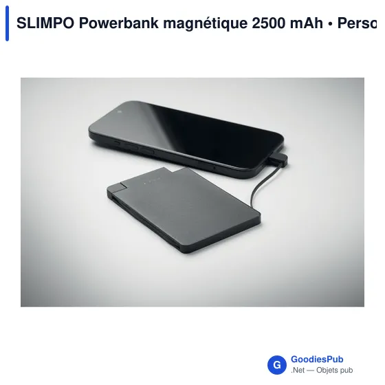 SLIMPO Powerbank magnétique 2500 mAh - Image 6
