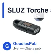 SLUZ Torche solaire et dynamo - Miniature 1