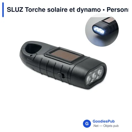SLUZ Torche solaire et dynamo