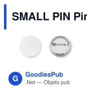 SMALL PIN Pins (petit) insert papier - Miniature 1