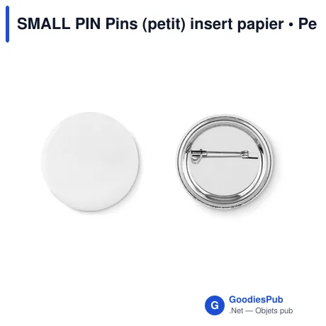 SMALL PIN Pins (petit) insert papier
