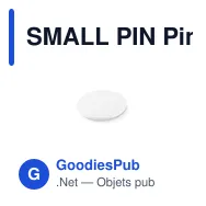 SMALL PIN Pins (petit) insert papier - Miniature 2