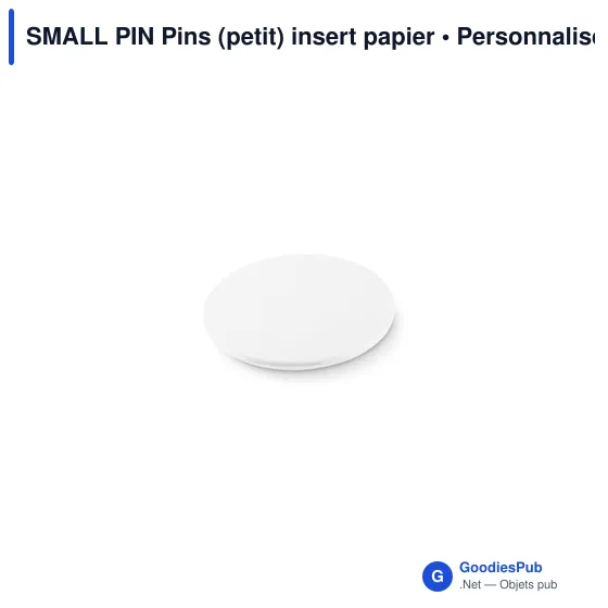 SMALL PIN Pins (petit) insert papier - Image 2