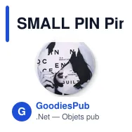 SMALL PIN Pins (petit) insert papier - Miniature 3