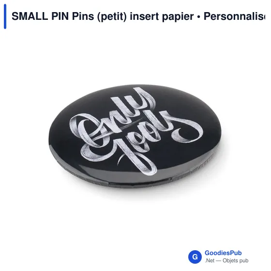 SMALL PIN Pins (petit) insert papier - Image 4