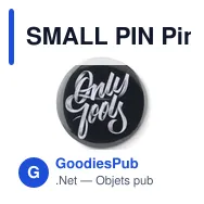 SMALL PIN Pins (petit) insert papier - Miniature 5