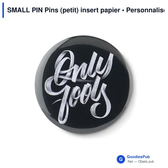 SMALL PIN Pins (petit) insert papier - Image 5
