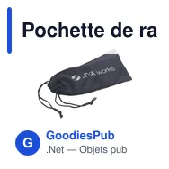 Pochette de rangement personnalisable Smart Pouch avec logo - Miniature 1