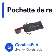 Pochette de rangement personnalisable Smart Pouch avec logo - Miniature 2