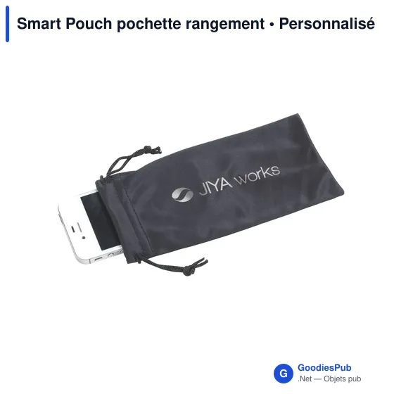 Pochette de rangement personnalisable Smart Pouch avec logo - Image 3
