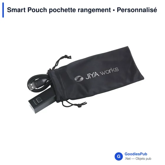 Pochette de rangement personnalisable Smart Pouch avec logo - Image 4
