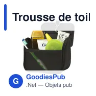 Trousse de toilette personnalisable avec logo - Smart Trousse de toilette - Miniature 1
