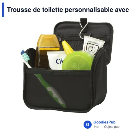 Trousse de toilette personnalisable avec logo - Smart Trousse de toilette