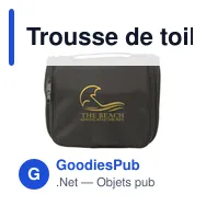 Trousse de toilette personnalisable avec logo - Smart Trousse de toilette - Miniature 2