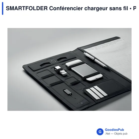 SMARTFOLDER Conférencier chargeur sans fil - Image 7