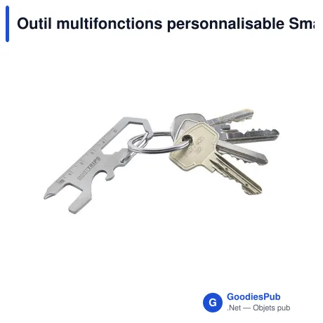 Outil multifonctions personnalisable SmartKey avec logo